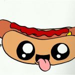Coloriage Kawaii Facile Inspiration Ment Dessiner Hot Dog Kawaii Étape Par Étape – Dessins