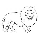 Coloriage Lion À Imprimer Nouveau Coloriage Dessiner Lion Facile