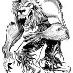 Coloriage Loup Garou Inspiration Realistic Werewolf Coloring Pages