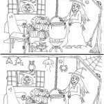 Coloriage Magique Halloween Maternelle Nice Les 7 Différences