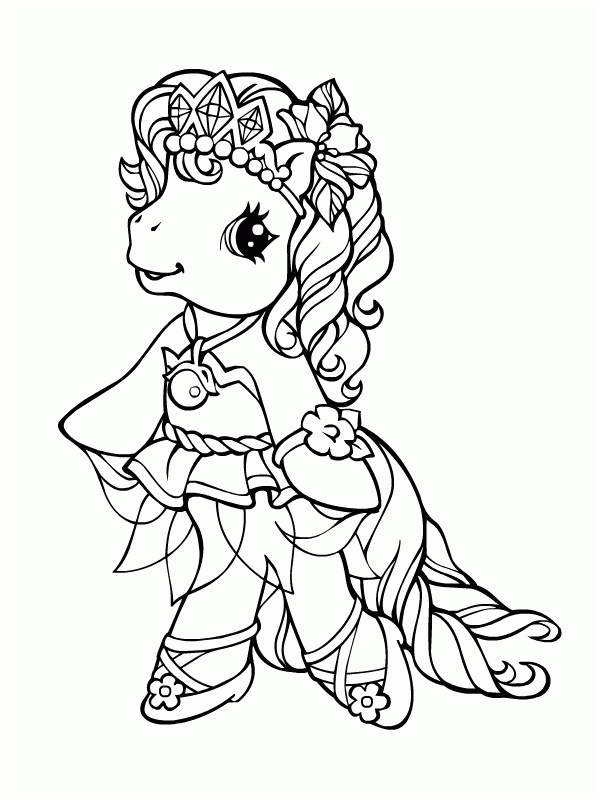Coloriage Mandala De Princesse À Imprimer Nice Kucyk Pony Kolorowanki Czas Dzieci