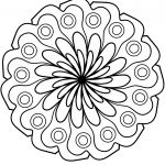 Coloriage Mandala Difficile Fleur Nouveau Coloriage Mandala Fleur Simple
