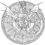 Coloriage Mandala Dragon Frais Dragon Mandala 2 By Airegon On Deviantart