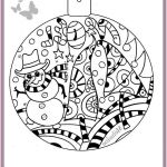 Coloriage Mandala Noel Meilleur De Pinterest Boule De Noel