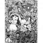 Coloriage Mandala Stitch Luxe Lilo And Stitch Floral Design Deep Thoughts