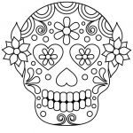 Coloriage Mandala Tete De Mort Meilleur De 17 Best Images About Tête De Mort Mexicaine On Pinterest