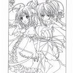 Coloriage Manga Élégant Dessin Ange Manga A Imprimer – Dessin De Manga