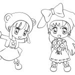 Coloriage Manga Nice Chibi Girl Base Colouring Pages Sketch Coloring Page