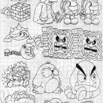 Coloriage Mario 3d Land Luxe Super Mario 3d Land Enemies Doodles Part 3 By Boxbird On
