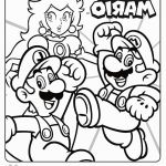 Coloriage Mario Bross Élégant Wii U Flash