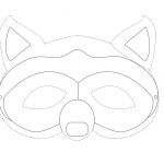 Coloriage Masque Licorne Frais Masque De Raton Laveur à Colorier