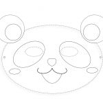 Coloriage Masque Licorne Inspiration Masque De Panda à Colorier