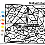 Coloriage Mathématiques Nice 27 Dessins De Coloriage Magique Soustraction à Imprimer