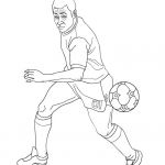 Coloriage Mbappé Nice Dibujos A Lápiz De Jugadores De Futbol