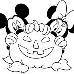 Coloriage Mickey Et Minnie Unique Dibujos De Halloween Disney Para Colorear E Imprimir