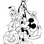 Coloriage Mickey Et Ses Amis Frais Dingo Donald Mickey Halloween Coloriage Mickey Et Ses