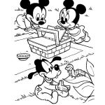 Coloriage Mickey Minnie A Imprimer Gratuit Frais Coloriage A Imprimer Bebe Mickey Pique Nique Gratuit Et