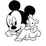 Coloriage Mickey Minnie A Imprimer Gratuit Génial 19 Dessins De Coloriage Mickey à Imprimer Gratuit à Imprimer