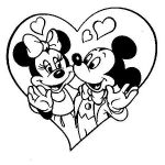 Coloriage Mickey Minnie Élégant Coloriage Mickey Et Minnie