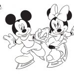Coloriage Mickey Minnie Génial Coloriages Mickey Et Minnie Gratuits Sur Le Blog De Tous