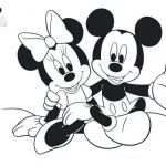Coloriage Mickey Minnie Inspiration Coloriage Minnie Et Mickey En Mickey En Coloriage Minnie