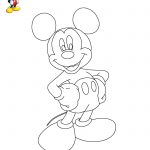 Coloriage Mickey Mouse Luxe Coloriage Mickey Mouse Disney Dessin