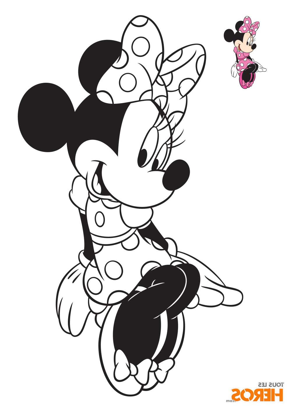 Coloriage Minnie Mickey Nouveau Coloriages Minnie Téléchargez Les Gratuitement Sur Le