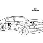 Coloriage Mustang Inspiration Ford Mustang Gt Car Coloring Pages