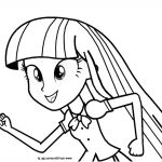 Coloriage My Little Pony Equestria Girl Élégant My Little Pony Equestria Girl Twilight Sparkle Coloring Pages