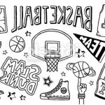 Coloriage Nba Élégant A Basketball Themed Doodle Page Street Basket