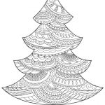 Coloriage Noel Mandala Luxe Christmas Tree Colouring Page Christmas