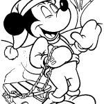 Coloriage Noel Pdf Frais Coloriage Mickey à Imprimer Mickey Noël Mickey Bébé