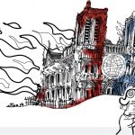 Coloriage Notre Dame De Paris Élégant Incen à Notre Dame De Paris L Hommage Des