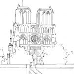 Coloriage Notre Dame De Paris Génial Coloriage De Paris Et Ses Merveilles Notre Dame De Paris
