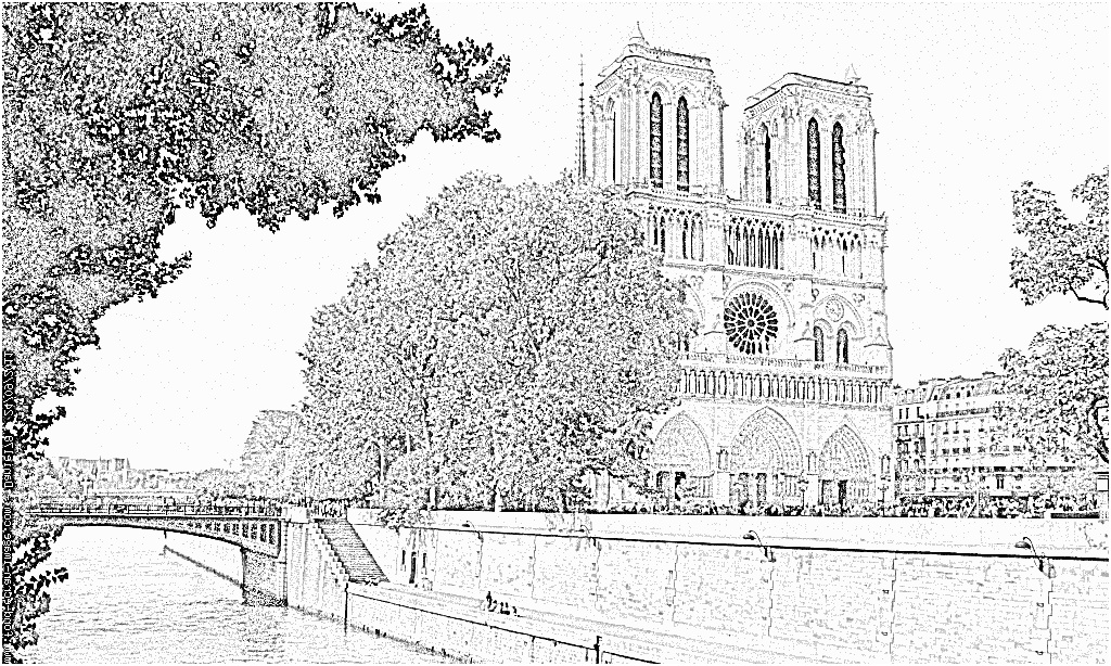 Coloriage Notre Dame De Paris Nice Coloriage Notre Dame De Paris