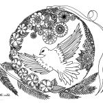Coloriage Oiseau Mandala Luxe Coloriage Animaux Colombe Par Leen Margot Artherapie