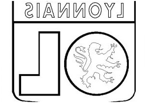 Coloriage Ol Frais Coloriage Olympique Lyonnais Coloriage Foot Logo Olympique