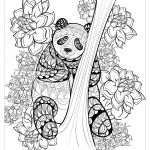 Coloriage Panda Mandala Élégant Panda Par Alfadanz Coloriage De Pandas Coloriages Pour