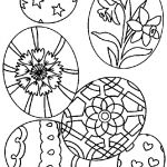 Coloriage Paques Nice Easter Colorings Eggs With Designs Decorated Or In