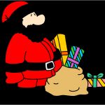Coloriage Pere Noel Facile Élégant Coloriage Père Noël Facile à Imprimer