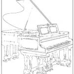 Coloriage Piano Unique Coulorage Dessin Et Coloriage De Piano à Imprimer