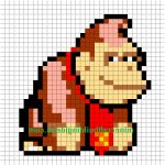Coloriage Pixel À Imprimer Gratuit Nouveau Dessins En Couleurs à Imprimer Donkey Kong Numéro