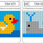 Coloriage Pixel Luxe Reproduction Le Pixel Art L école De Crevette
