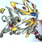 Coloriage Pokemon Lunala Élégant Dessin Solgaleo Pokémon