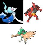 Coloriage Pokemon Otaquin Nouveau Evolutions Finales Des Starters Brindibou Otaquin Et