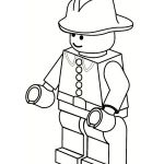 Coloriage Pompier À Imprimer Unique Coloriage Lego Lego Pinterest