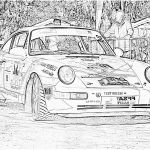 Coloriage Porsche Frais [coloriage De Voiture De Rallye] 100 Images Coloriage