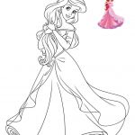 Coloriage Princesse À Imprimer Gratuit Unique Coloriage Princesse Disney Ariel Jecolorie