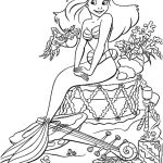 Coloriage Princesse Disney Ariel Génial Coloriage De Noël Princesse Ariel à Imprimer Sur Coloriage