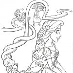 Coloriage Raiponce Pascal Meilleur De Disney Princess Rapunzel Tangled Coloring Pages
